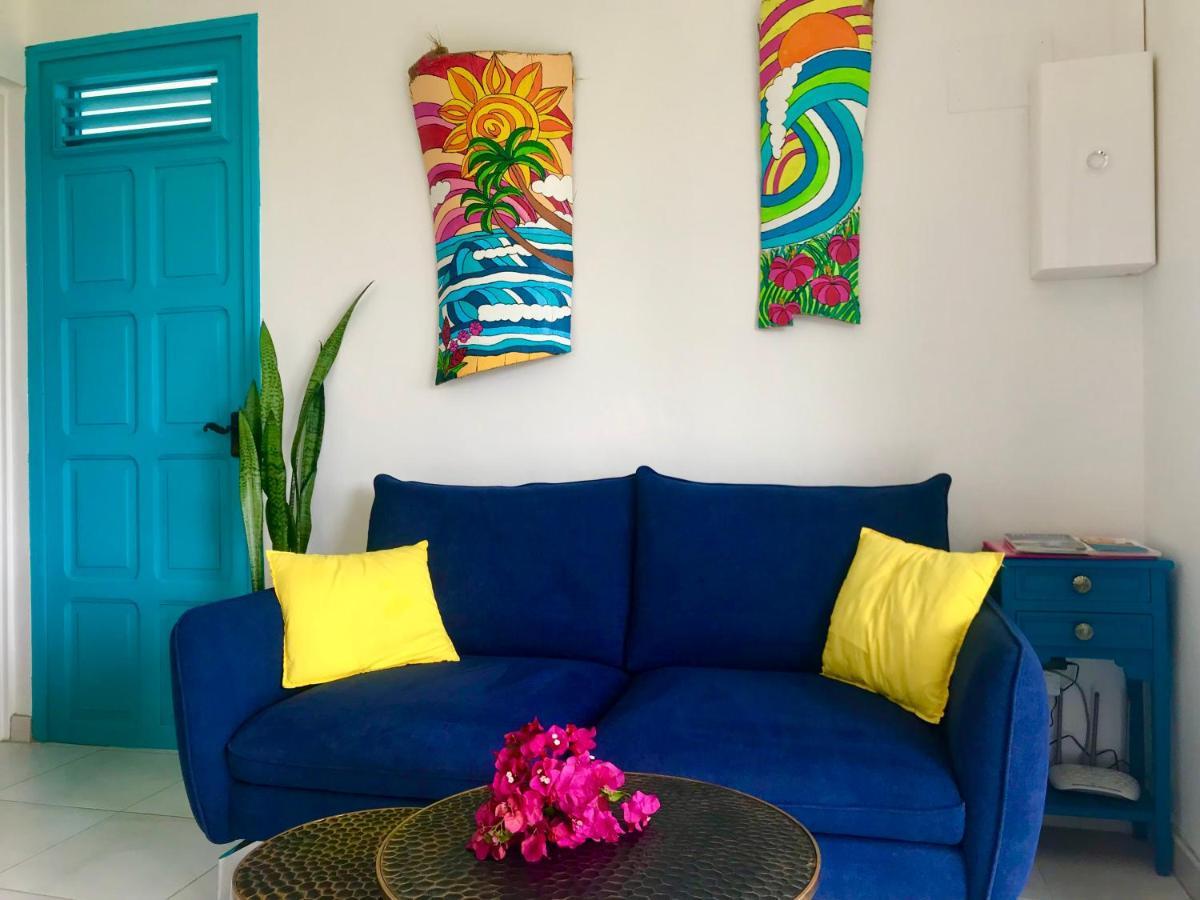 Appartement Prive Eco-Responsable, Vue Sur La Mer Des Caraibes Et Jardin Clos, Wifi, A 2Mn De La Plage サント・リュス エクステリア 写真
