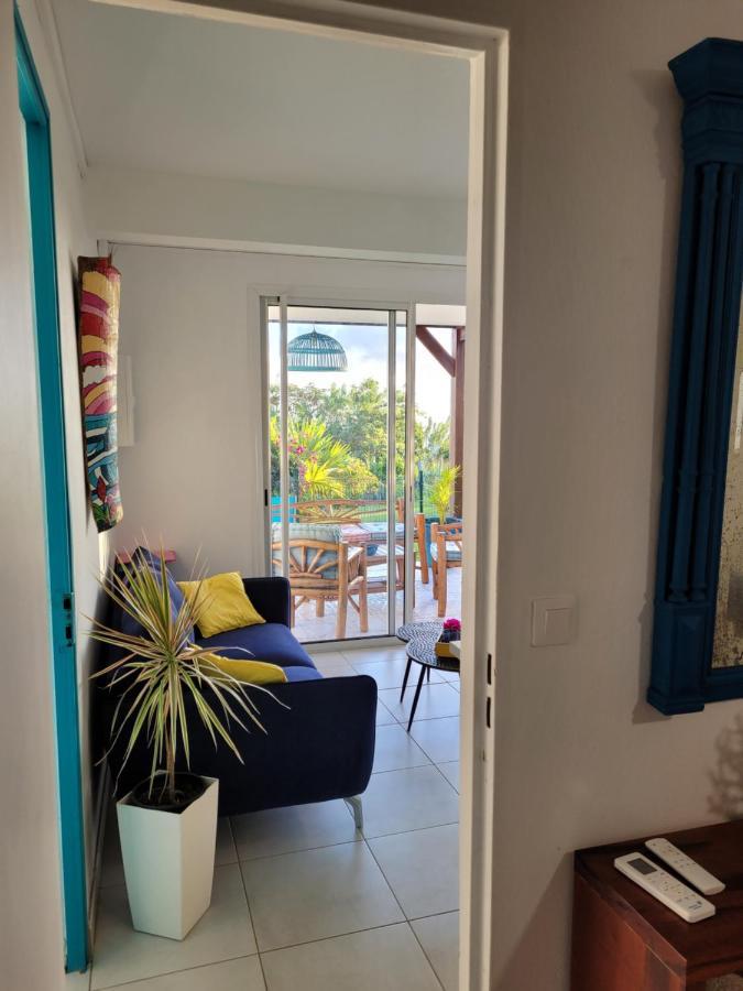 Appartement Prive Eco-Responsable, Vue Sur La Mer Des Caraibes Et Jardin Clos, Wifi, A 2Mn De La Plage サント・リュス エクステリア 写真