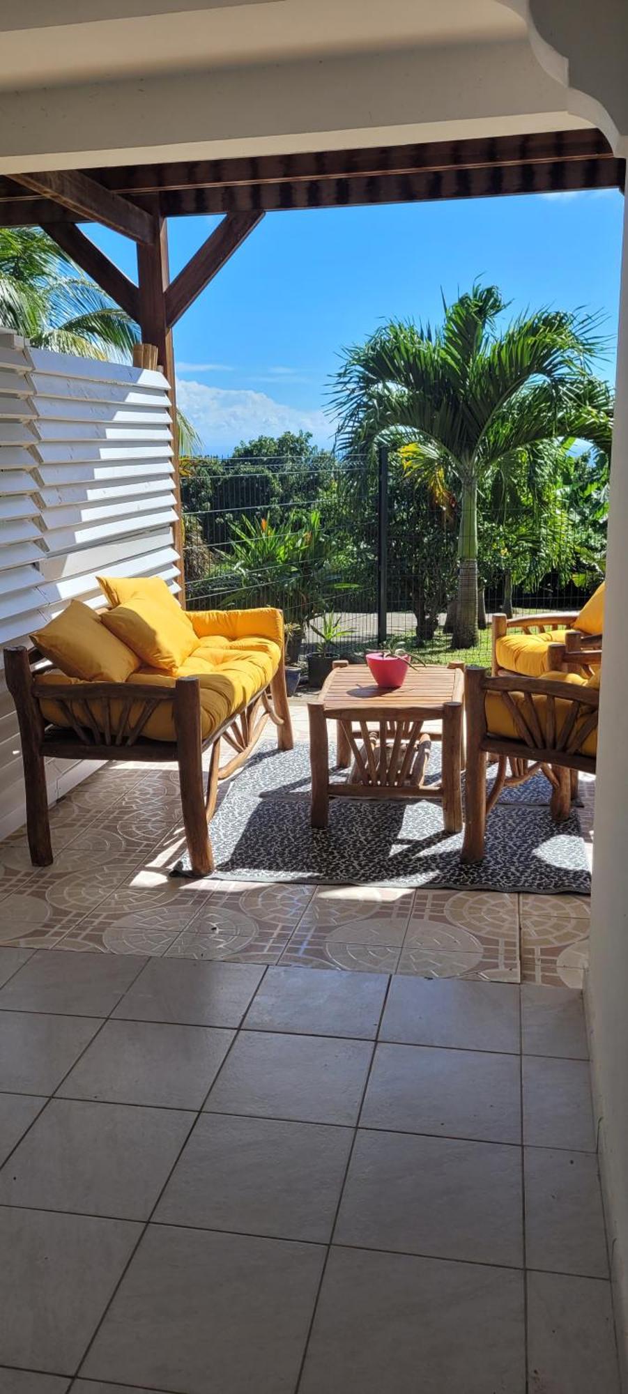 Appartement Prive Eco-Responsable, Vue Sur La Mer Des Caraibes Et Jardin Clos, Wifi, A 2Mn De La Plage サント・リュス エクステリア 写真