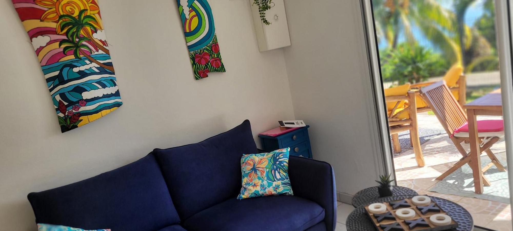 Appartement Prive Eco-Responsable, Vue Sur La Mer Des Caraibes Et Jardin Clos, Wifi, A 2Mn De La Plage サント・リュス エクステリア 写真